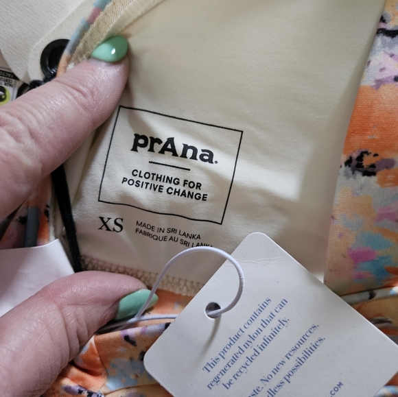 Prana Womens Colorful Swim Top Size XS NWT - Picture 6 of 7